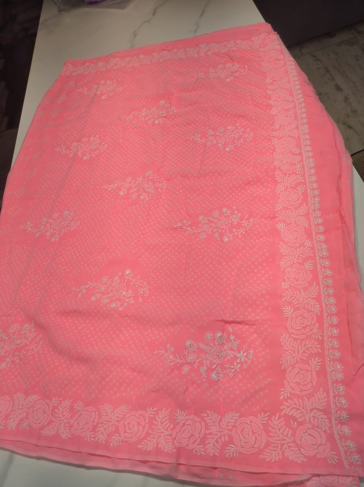 Pure Georgette Saree - Image 5