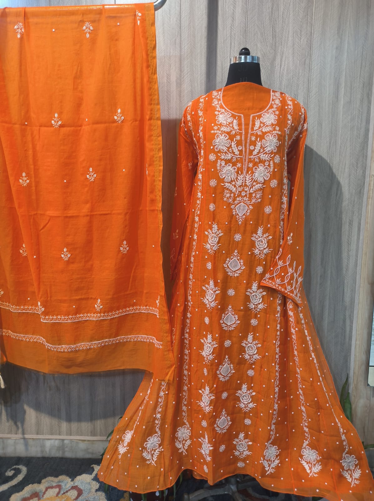 Mul Chanderi Anarkali - Image 3