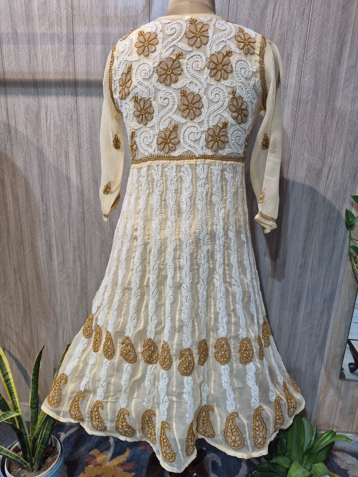 Faux Georgette Yock Style Anarkali - Image 3