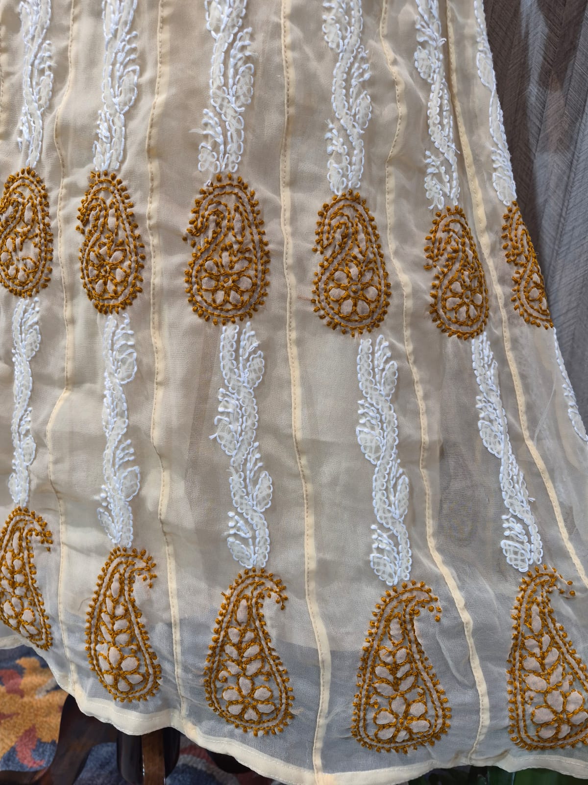 Faux Georgette Yock Style Anarkali - Image 4