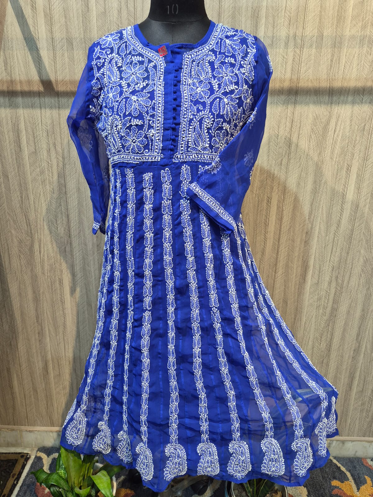 Faux Georgette Yock Style Anarkali - Image 8